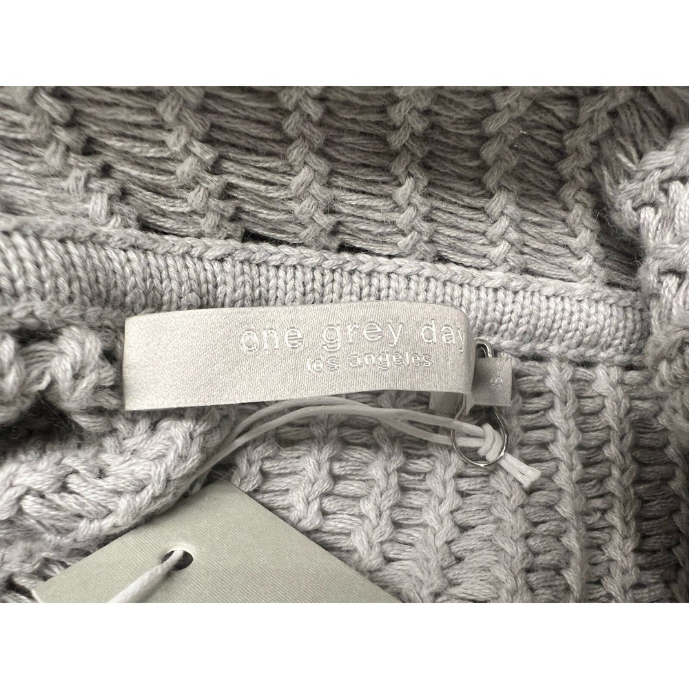 NWT Revolve One Grey Day Cashmere Blend Turtleneck Sweater In Gray Size Small - Picture 4 of 7
